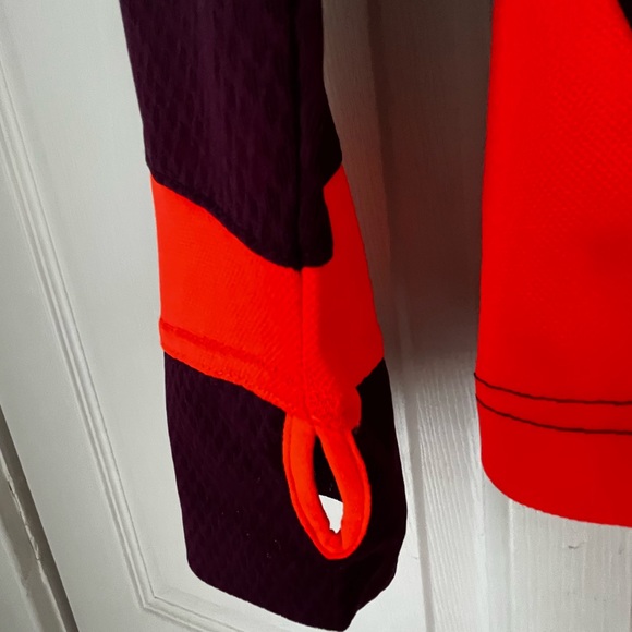 NWT New Fila Running Pullover-Virginia Tech Orange and Maroon colors - Picture 4 of 6